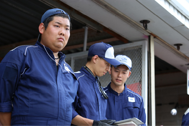 千葉スバルのメカニック 第5戦 岡山国際サーキット