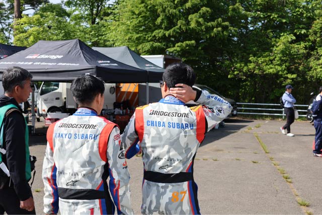 千葉スバルのメカニック 第1大会 スポーツランドSUGO