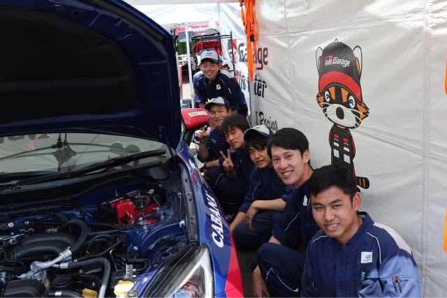 千葉スバルのメカニック 第1大会 スポーツランドSUGO