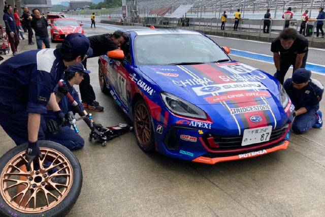 千葉スバルのメカニック 第3大会 富士スピードウェイ
