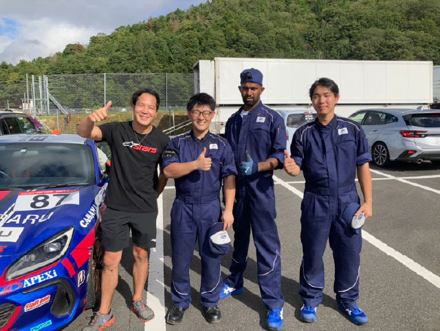 千葉スバルのメカニック 第5大会 岡山国際サーキット
