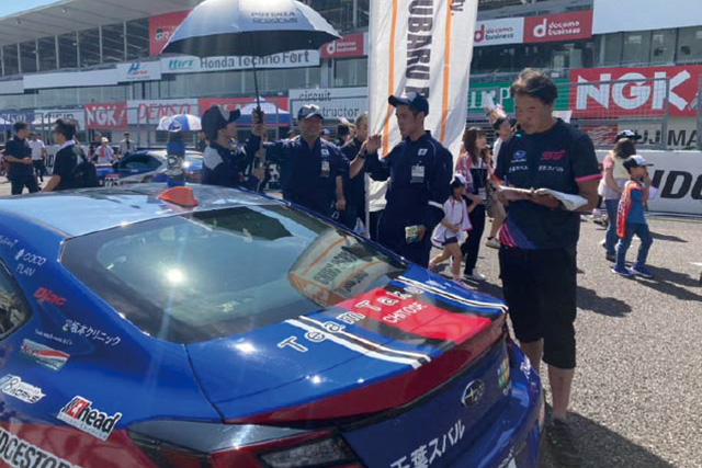 千葉スバルのメカニック 第6大会 鈴鹿サーキット