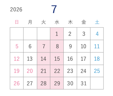 2026年7月