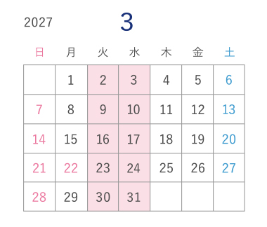 2027年3月